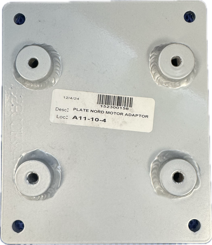 PLATE NORD MOTOR ADAPTOR goes with part 021100099