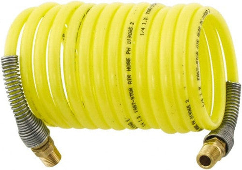 Yellow Coil with Fittings 1/4” NPT Single Hose – Need 2