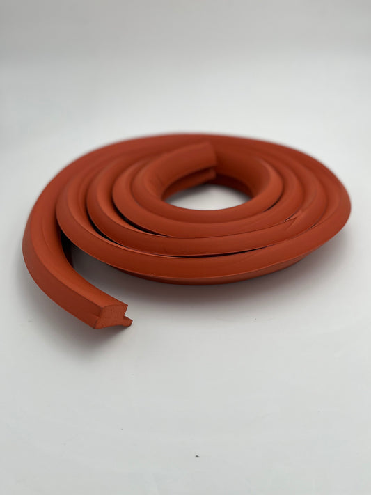 T15264 Orange Silicone Sponge Door Seal 130 TSLM