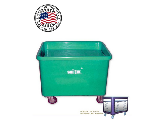Sanitrux® Spring Commercial Laundry Cart 2460-14