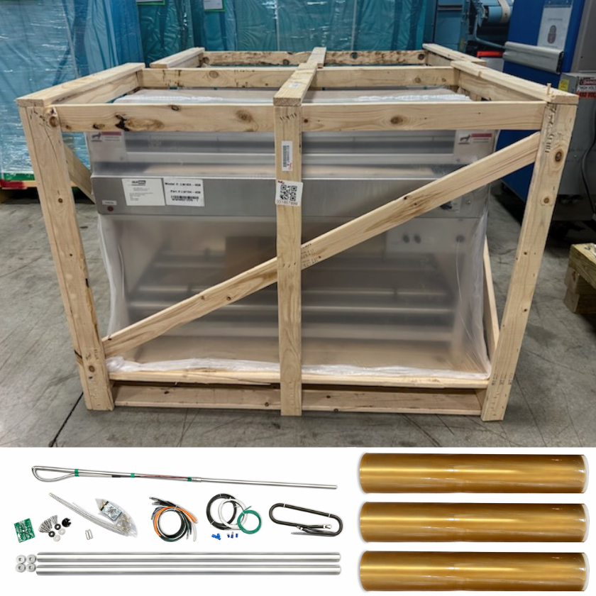 Heat Seal Bundle [Wrapper + 3 Rolls Plastic + Spare Parts Kit]