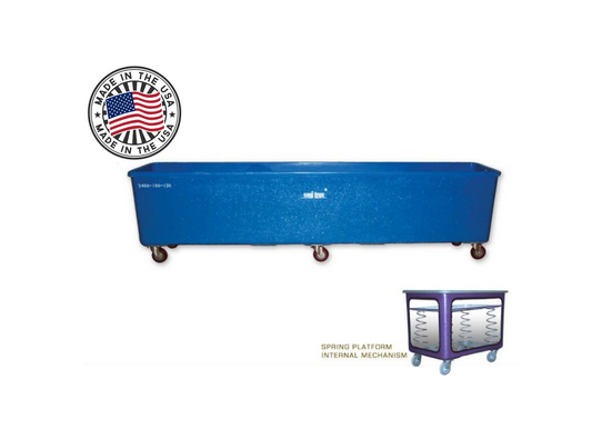 Sanitrux® Spring Commercial Laundry Cart 2460-190-120