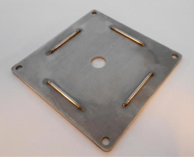 P15413 Top Cover Plate 8 SS DV | P15413
