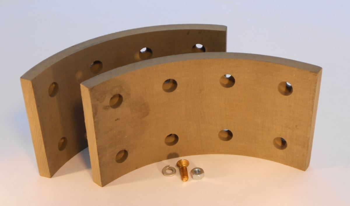 B41225, Brake Linings with Hardware 10 x 4 Brake, (Sold as a Pair) | B41225