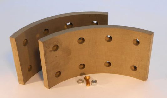 B41225, Brake Linings with Hardware 10 x 4 Brake, (Sold as a Pair) | B41225