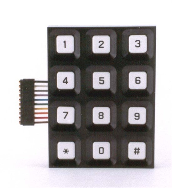 0451 Keypad 29-071, Keypad with Ribbon Connect, Same as 050100074 – R.W. Martin