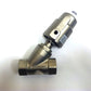 1" NPT 316 Stainless Steel Angle Seat Valve 50mm Actuator Water