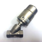 1-1/4" NPT 316 Stainless Steel Angle Seat Valve 90mm Actuator Water