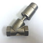2-1/2" NPT 316 Stainless Steel Angle Seat Valve 90mm Actuator Water